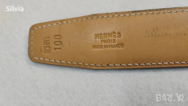 Мъжки дизайнерски колан HERMES, снимка 4 - Колани - 53401577