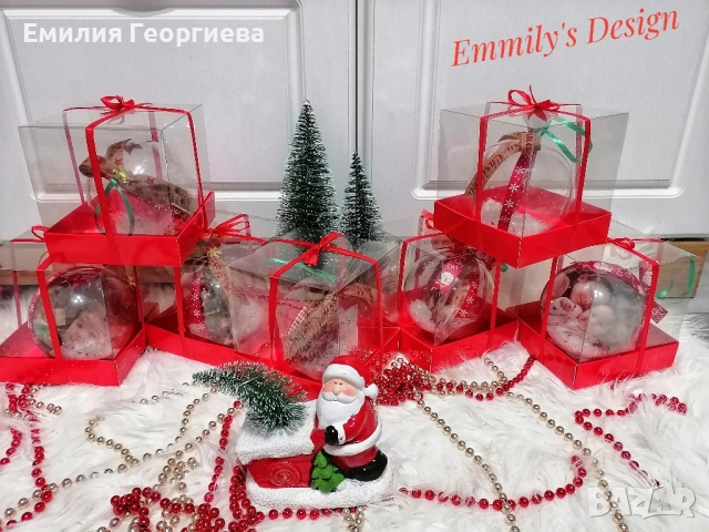 Коледни топки със снимки на най- ниски цени само при нас, снимка 9 - Декорация за дома - 52532162