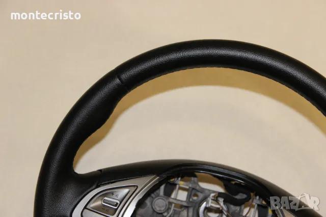 👌Безупречен Кожен волан Hyundai ix20 (2010-2015г.) мултифункционален Хюндай IX 20, снимка 8 - Части - 49900073