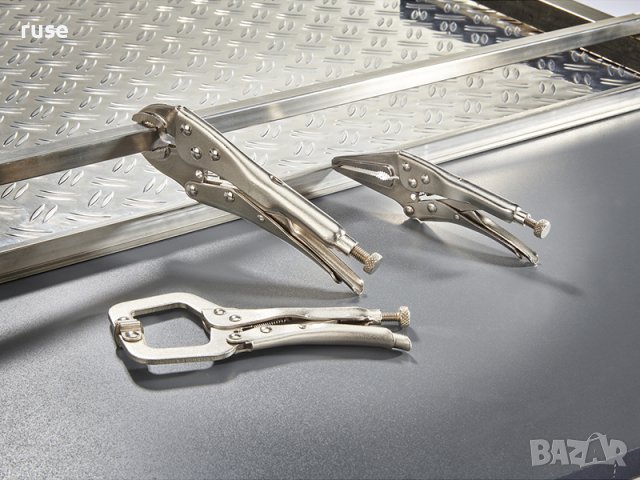 НОВИ! 3 броя заключващи клещи чираци PARKSIDE клещи за заваряване, снимка 7 - Клещи - 41857861