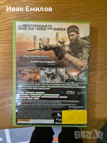 Call of duty black ops xbox 360, снимка 2 - Игри за Xbox - 53787333