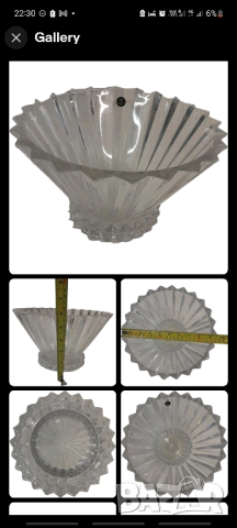 Rosenthal  нова кристална купа , снимка 5 - Антикварни и старинни предмети - 44624583