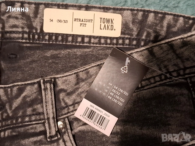 Дънки на TOWN LAND, снимка 2 - Дънки - 53857379