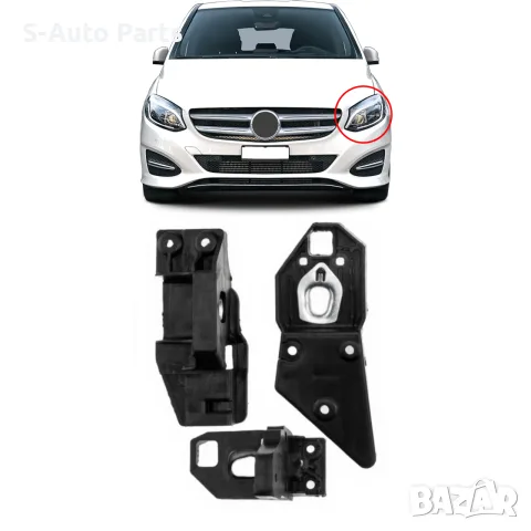 Комплект щипки за захващане на фар Mercedes-B-Class W246, снимка 3 - Аксесоари и консумативи - 55844886