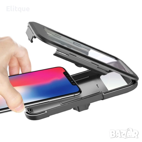 Държач за мобилен телефон за велосипед, водоустойчив, въртящ се на 360гр, снимка 6 - Други - 52902178