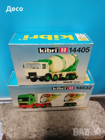KIBRI модели за сглобяване камиони MAN Germany HO, снимка 2 - Колекции - 53658528