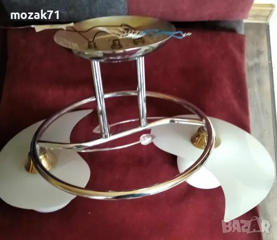 Плафон и малък полюлей, снимка 5 - Лампи за таван - 47392702