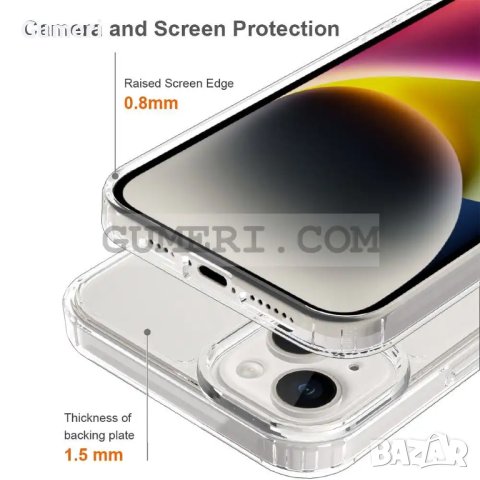 Apple iPhone 15 Plus Предпазен Хибриден Гръб, снимка 5 - Калъфи, кейсове - 42203641