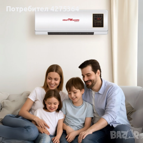 Стенна печка KraftWaagen 3 в 1 – отопление и охлаждане за всяка стая, снимка 4 - Отоплителни печки - 51796190