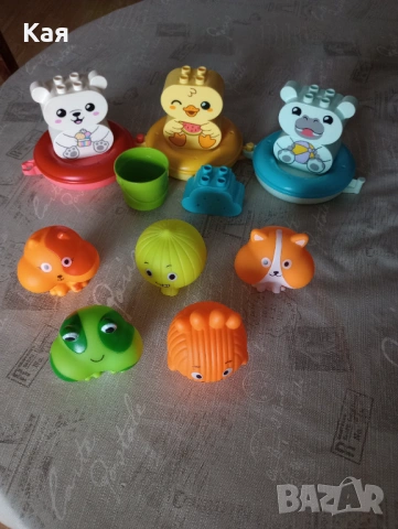 Комплект играчки за баня lego duplo + гумени, снимка 2 - Конструктори - 53086201