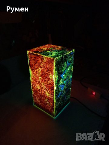 Нощна лампа ръчна изработка, снимка 3 - Други - 34350215