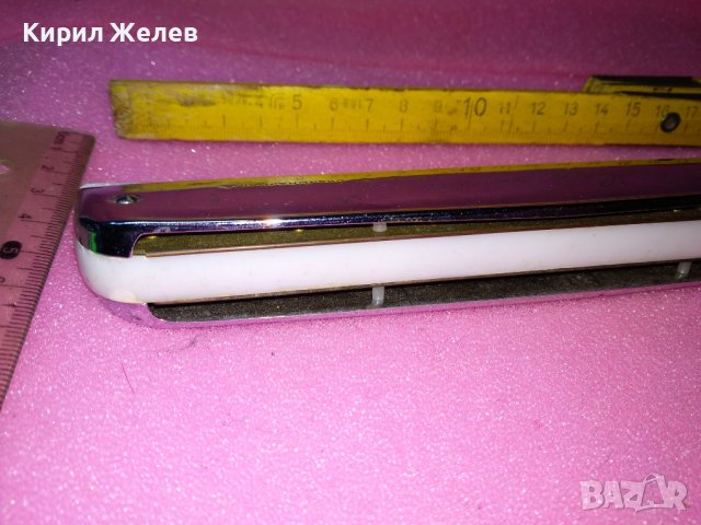 Hero HARMONICA SHANGHAI CHINA Стара КОЛЕКЦИОНЕРСКА УСТНА ХАРМОНИКА МУЗИКАЛЕН ИНСТРУМЕНТ 42960, снимка 4 - Антикварни и старинни предмети - 44155677