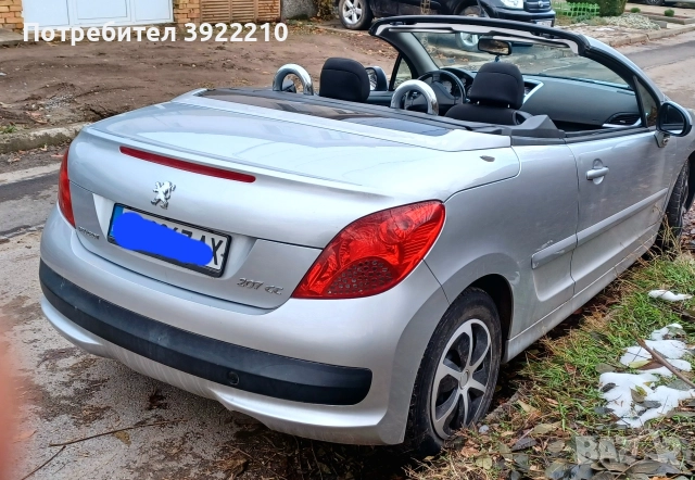 Продавам  Peugeot 207cc  , снимка 4 - Автомобили и джипове - 52875039