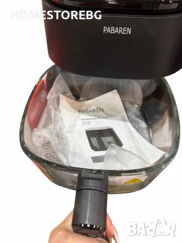 🍳 PABAREN 4.5L – Модерен кухненски помощник за 2025 година! 🍳, снимка 2 - Фритюрници - 50032747