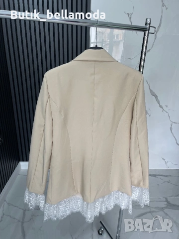 Стилно сако с дантела, снимка 5 - Сака - 53285397