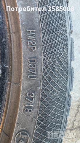 Continental WinterContact 225/45/18 DOT18, снимка 4 - Гуми и джанти - 52929205