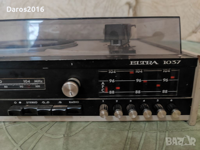 Радио грамофон Eltra 1037 , снимка 4 - Грамофони - 36408771