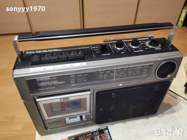 SANWA 7024-ВНОС SWISS 0301261948, снимка 4 - Радиокасетофони, транзистори - 52967426
