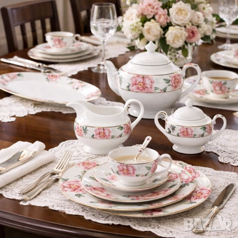 Сервизи за хранене Y o L i S a - лукс, използваеми в миялна машина ! ✨🖤, снимка 15 - Други стоки за дома - 52452822