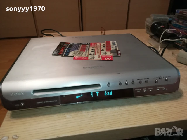 SONY HCD-SC8 CD/DVD RECEIVER S-MASTER ALUMINIUM-ВНОС SWISS 0606251124, снимка 8 - Ресийвъри, усилватели, смесителни пултове - 50571665