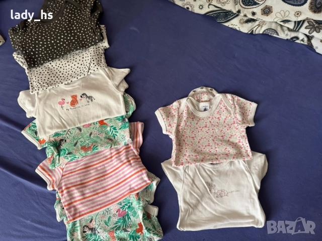 Бебешки бодита с къс ръкав