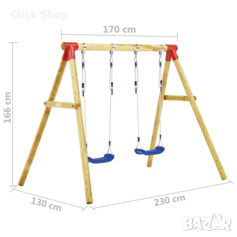 Комплект люлки, 230x130x166 см, борово дърво, снимка 6 - Други - 41410816