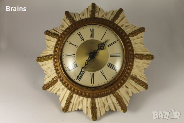 Стар Стенен Часовник SMITHS 8 Дневен Английски