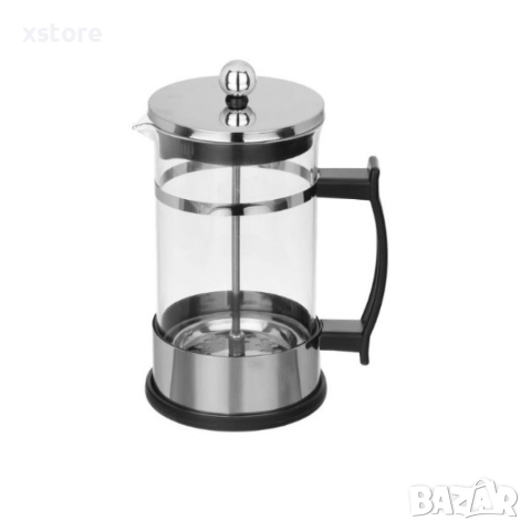 Френска стъклена преса за кафе и чай, снимка 7 - Други стоки за дома - 52712771