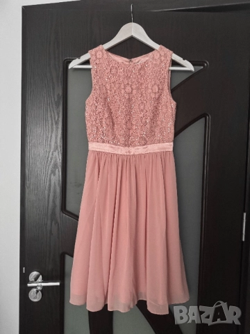 Коктейлна рокля Jake’s Cocktail розова, снимка 3 - Рокли - 52336873