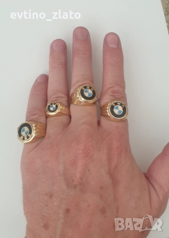 ЗЛАТНИ МЪЖКИ ПРЪСТЕНИ 14К. ПР.585- , снимка 3 - Пръстени - 22955993