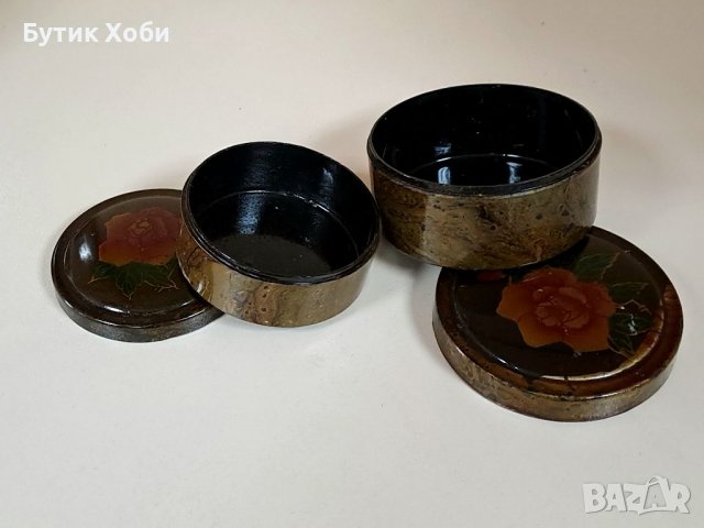 Комплект винтидж бижутерки от бакелит, снимка 6 - Антикварни и старинни предмети - 39951484