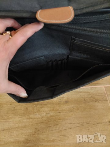 Черна чанта за документи и лаптоп 1st. class, снимка 3 - Чанти - 39031636