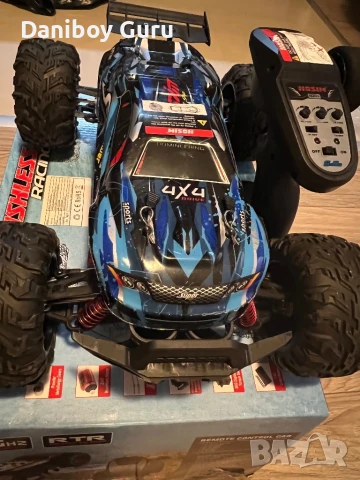 Hosim RC Кола 1/10 Безчеткова SUPER X07 Високоскоростна 68КМ/ч 4WD Офроуд Монстър Камион, снимка 14 - Коли, камиони, мотори, писти - 51126844