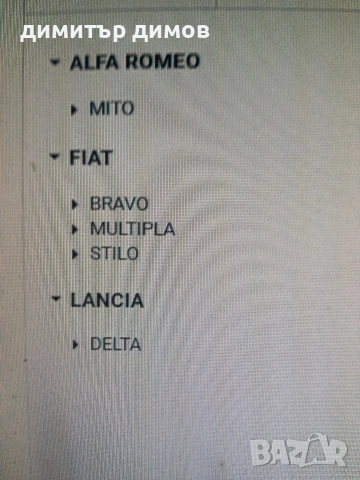 задни накладки за FIAT и други, снимка 2 - Аксесоари и консумативи - 53490992