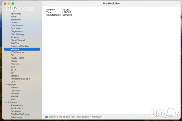 Продавам Apple MacBook Pro 14 2021 M1 PRO/16GB RAM/512GB SSD, снимка 8 - Лаптопи за работа - 52378090
