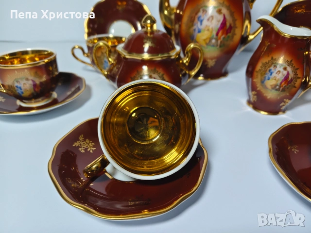 Сервиз за кафе „Трите грации“, снимка 2 - Сервизи - 53399779