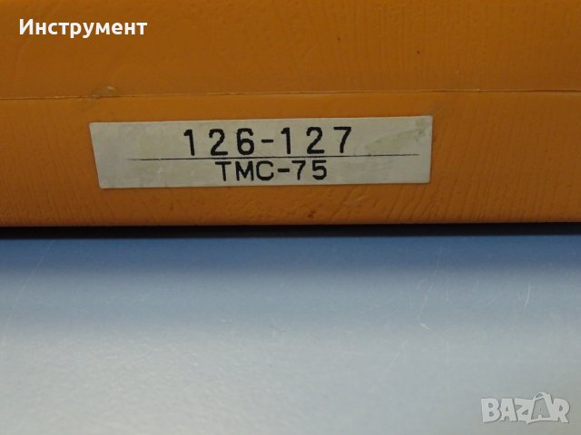 Микрометър резбомер Mitutoyo 126-127 (TMC-75) 50-75 mm, снимка 14 - Шублери - 41227044