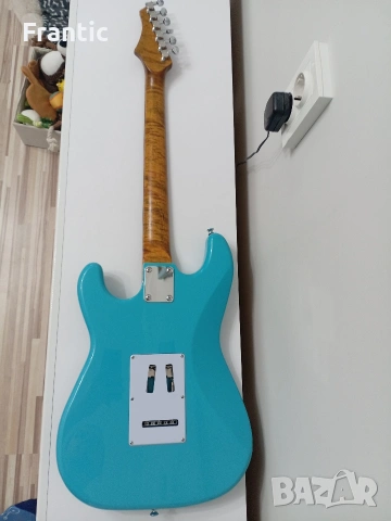 Ел. китара Partscaster Samick '90/Kramer focus vt 211 s seafoam Green , снимка 10 - Китари - 53053711