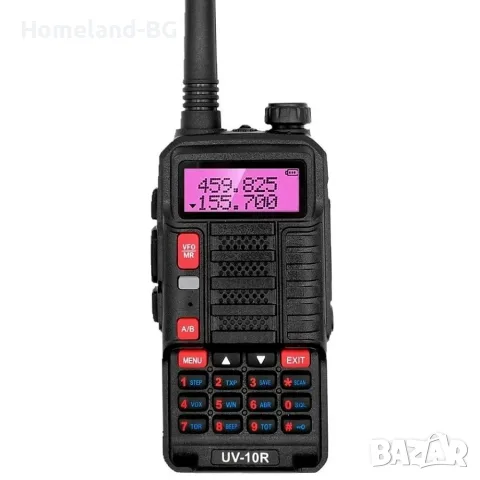Мощна Радиостанция Baofeng BF UV10R 10W Walkie Talkie VHF UHF Transceiver, снимка 13 - Екипировка - 55837390