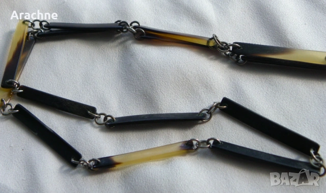 Гердан от рог на гаур-индийски бизон, снимка 3 - Колиета, медальони, синджири - 48978724