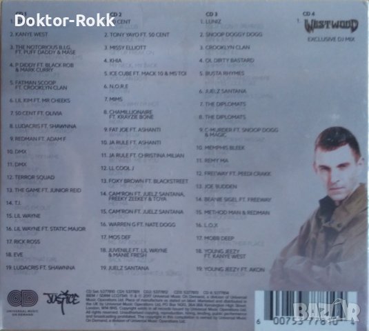 Westwood – Hip Hop Club Bangers (2017, 4 x CD) , снимка 3 - CD дискове - 41325303