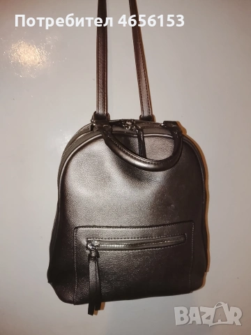 ДАМСКА СИВА РАНИЦА - ЧАНТА, снимка 5 - Раници - 53462451