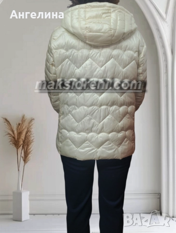 Дамско преходно яке от мек шушляк с лека вата., снимка 2 - Якета - 52386223