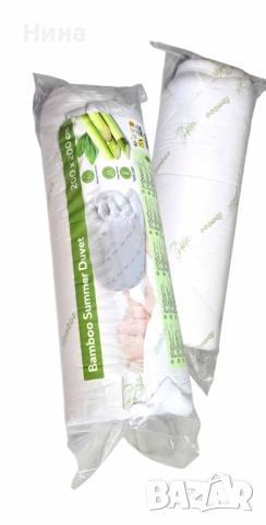 Лятна олекотена завивка с бамбук (Bamboo Summer Duvet), размер 200 x 200 см, снимка 2 - Олекотени завивки и одеяла - 53486242