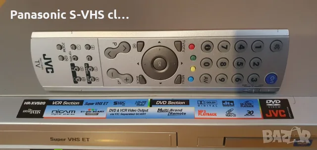 JVC HR-XVS20EK DVD player & Video  S-VHS, снимка 6 - Плейъри, домашно кино, прожектори - 56246323
