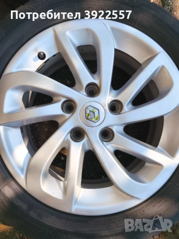 16" Алуминиеви джанти от Рено, снимка 3 - Гуми и джанти - 51460774