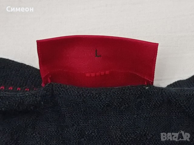 Hugo Boss Merino Wool Pullover мерино вълна оригинален пуловер L Бос, снимка 4 - Пуловери - 44443609