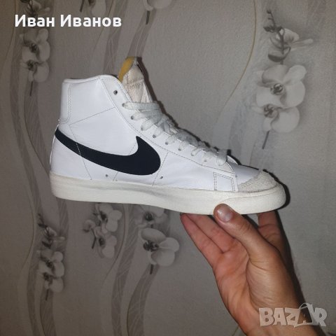 кецове/ маратонки  NIKE BLAZER MID '77 OG QS  номер 42-42,5, снимка 12 - Маратонки - 40727353