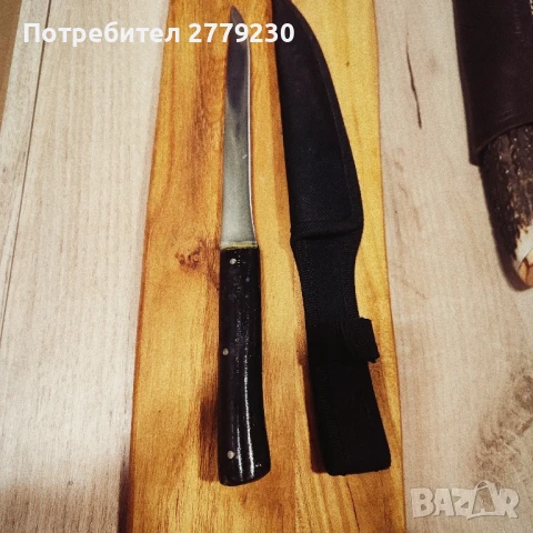 Стар касапски Габровски Нож, П.Денев, снимка 4 - Колекции - 51427336