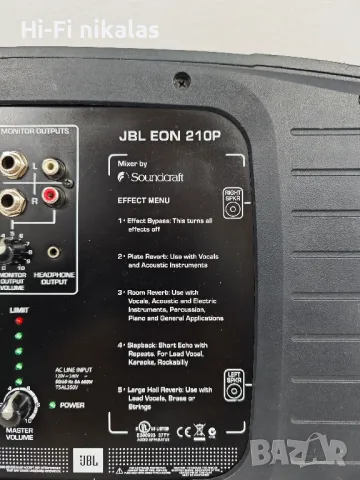 усилвател пулт миксер смесител JBL EON 210P, снимка 3 - Ресийвъри, усилватели, смесителни пултове - 47847457